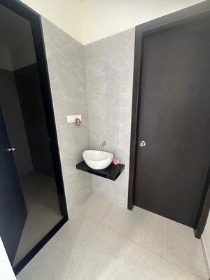 Bathroom in 2 BHK Apartment at Bhagwati Eminence, Nerul – for Rent