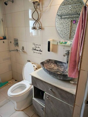 Bathroom in 3 BHK Apartment at Gaur City 2 - 14th Avenue, Sector 16c Greater Noida – for Rent