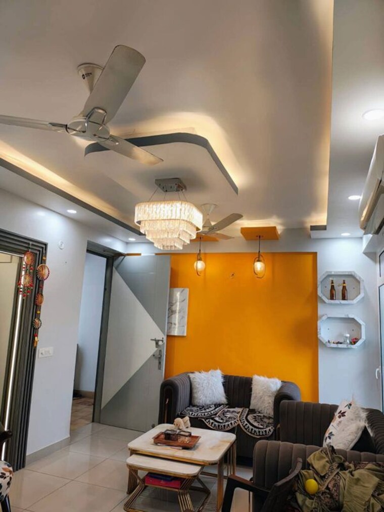 Living Room, gaur-city-2-14th-avenue 3 Bedroom 1300 Sq.Ft. Apartment In Sector 16c Greater Noida Greater Noida 10189073