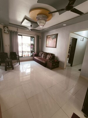 Living Room in 2 BHK Apartment at Giriraj Complex, Seawoods – for Rent