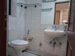 Bathroom in 2 BHK Builder Floor at Lajpat Nagar ii – for Rent