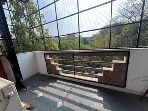 Balcony in 3 BHK Builder Floor at Chittaranjan Park – for Rent