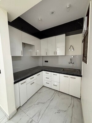 Kitchen in 3 BHK Builder Floor at Palm Residency Chhatarpur, Chattarpur – for Rent