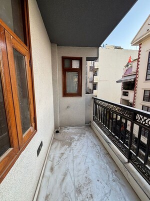 Balcony in 3 BHK Builder Floor at Palm Residency Chhatarpur, Chattarpur – for Rent