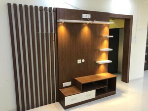 Living Room in 2 BHK Apartment at DSR Waterscape, K Channasandra – for Rent