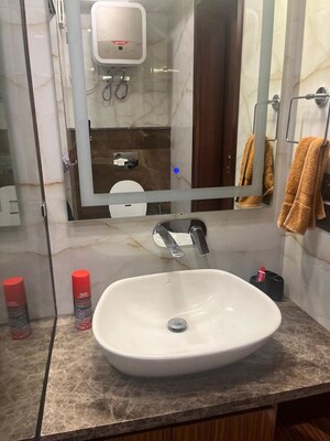 Bathroom in 3 BHK Builder Floor at Greater Kailash I – for Rent