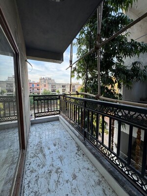 Balcony in 3 BHK Apartment at Palm Residency Chhatarpur, Chattarpur – for Rent