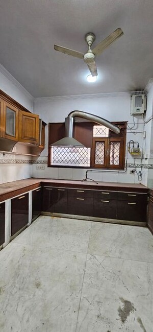 Kitchen in 3 BHK Apartment at Panchsheel Enclave – for Rent