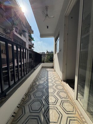 Balcony in 2 BHK Builder Floor at Chattarpur – for Rent
