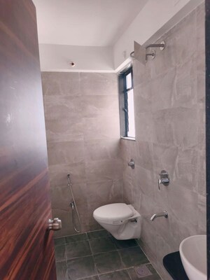 Bathroom in 2 BHK Apartment at Wadgaon Sheri – for Rent