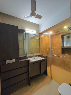 Bathroom in 2 BHK Apartment at Seasons Avenue Khar West, Khar West – for Rent