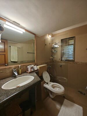 Bathroom in 2 BHK Apartment at Seasons Avenue Khar West, Khar West – for Rent