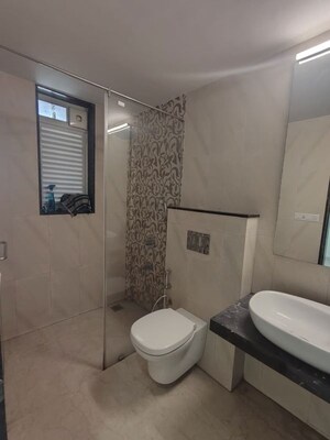 Bathroom in 2 BHK Apartment at Seasons Avenue Khar West, Khar West – for Rent