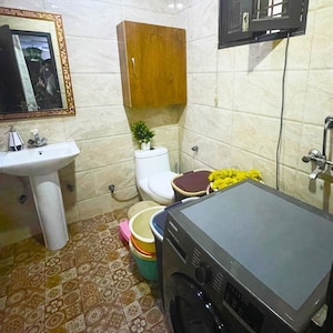 Attached Bathroom in 3 BHK Builder Floor at Shakti Khand 2 – for Sale