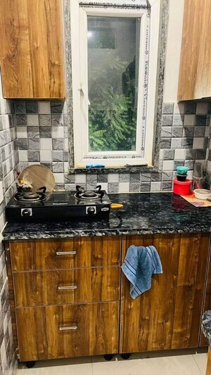 Kitchen in 1 RK Builder Floor at Spazedge, Sector 47 – for Rent