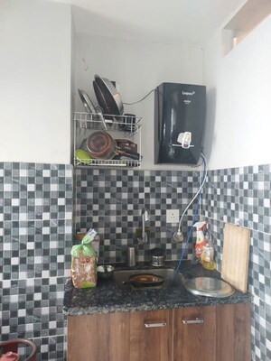 Living Room in 1 RK Builder Floor at Spazedge, Sector 47 – for Rent