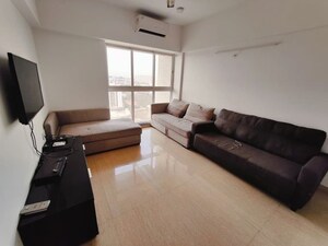 Living Room in Studio Apartment at Lodha Belmondo, Gahunje – for Sale