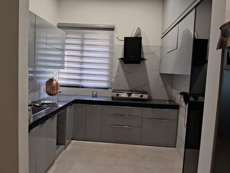 Kitchen, bollywood-esencia 2 Bedroom 2000 Sq.Ft. Independent House In Ghazipur Zirakpur 10189260