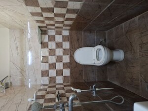 Bathroom in 3 BHK Apartment at Banjara Hills – for Rent