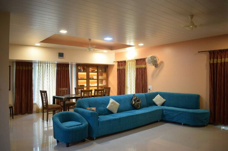 Living Room, kolte-patil-elburz-hills-dales 4 Bedroom 3500 Sq.Ft. Villa In Nibm Pune 10189364