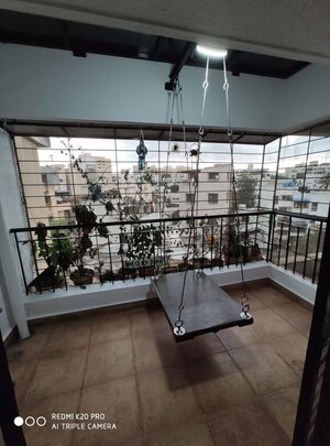 Balcony in 2 BHK Apartment at Warje – for Rent