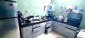 Kitchen in 2 BHK Apartment at Shantanu Apartments, Anand Nagar – for Rent