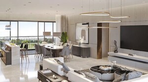 Living Room in 3 BHK Apartment at Sector 1 – for Sale