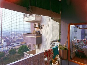 Balcony in 1 BHK Apartment at Auric City Homes, Sector 82 – for Rent