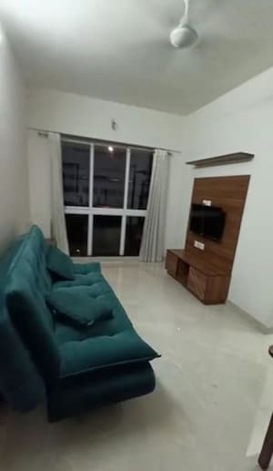 Living Room in 1 BHK Apartment at Sethia Imperial Avenue, Malad East – for Rent
