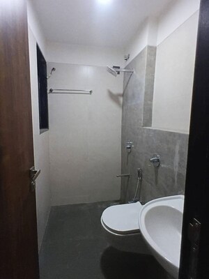 Bathroom in 1 BHK Apartment at DGS Sheetal Tapovan, Malad East – for Rent
