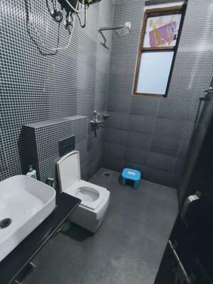 Bathroom in 3 BHK Builder Floor at Palam Vihar Residents Association, Palam Vihar – for Rent