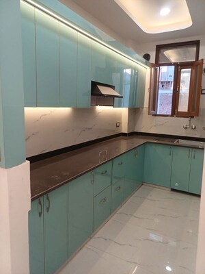 Kitchen in 3 BHK Builder Floor at Golden Wave Dwarika City, Chithara – for Sale