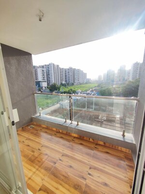 Balcony in 2 BHK Apartment at Kshitej 24 Life Blooms, Tathawade – for Rent
