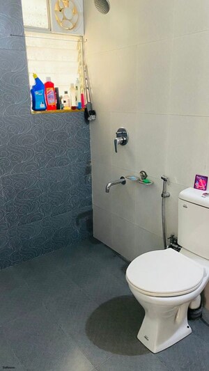 Bathroom in 2.5 BHK Apartment at Goel Ganga Altus, Kharadi – for Rent