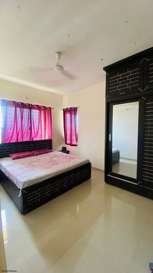 Master Bedroom in 2.5 BHK Apartment at Goel Ganga Altus, Kharadi – for Rent