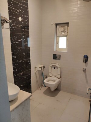 Bathroom in 3 BHK Apartment at Vasant Kunj – for Rent