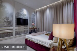 Bedroom in 3 BHK Apartment at Shapoorji Pallonji Kingstown, Hadapsar – for Sale