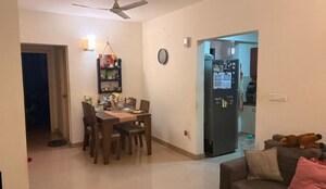Living Room in 3 BHK Apartment at Provident Harmony, Thanisandra Main Road – for Rent