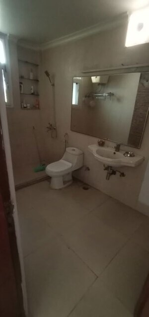 Bathroom in 3.5 BHK Apartment at Swaran Villa Friends Apartments, Sector 52 – for Rent