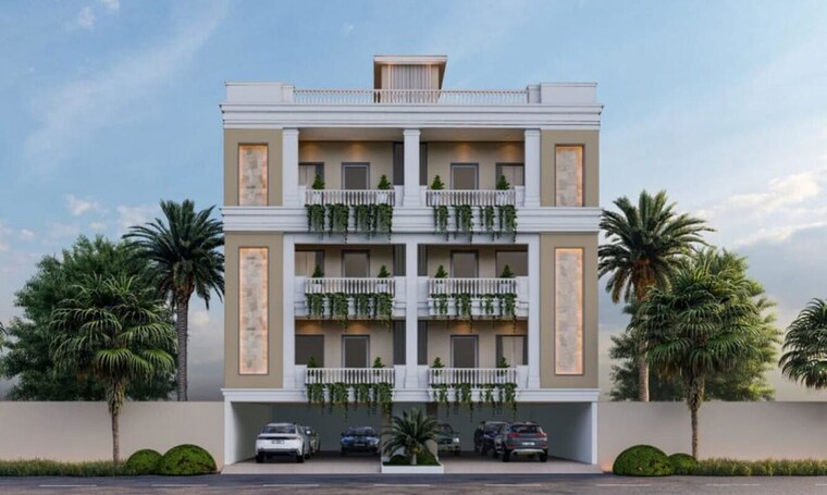 Exterior View, patiala road 3 Bedroom 1800 Sq.Ft. Builder Floor In Patiala Road Zirakpur 10189696