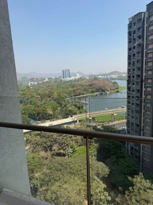 Balcony in 4 BHK Apartment at LnT Elixir Reserve, Powai – for Rent