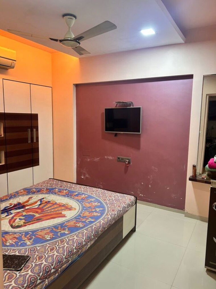 Bedroom, anamitra-tower 3 Bedroom 1000 Sq.Ft. Apartment In Brahmand Thane 10189737