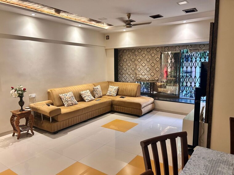 Living Room, anamitra-tower 3 Bedroom 1000 Sq.Ft. Apartment In Brahmand Thane 10189737
