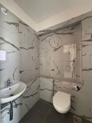 Bathroom in 2 BHK Apartment at Sheth Auris Bliss, Malad West – for Rent