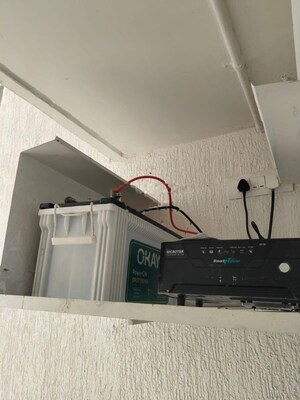 Staircase in 2.5 BHK Apartment at Godrej Park Greens, Mamurdi – for Rent