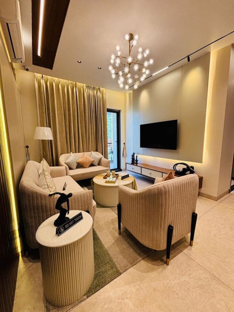 Living Room, panchkula urban estate 3 Bedroom 1800 Sq.Ft. Apartment In Panchkula Urban Estate Panchkula 10189745