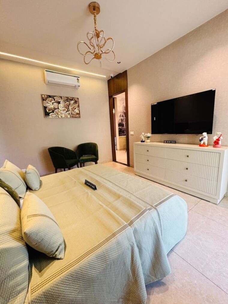 Bedroom, panchkula urban estate 3 Bedroom 1800 Sq.Ft. Apartment In Panchkula Urban Estate Panchkula 10189745