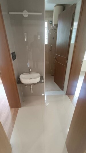 Bathroom in 3 BHK Apartment at Karve Nagar – for Rent