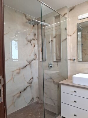 Bathroom in 4 BHK Builder Floor at Sector 48 – for Rent