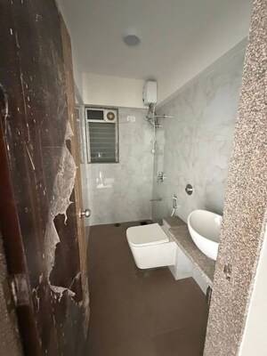 Bathroom in 2 BHK Apartment at Sanman CHS Andheri West, Andheri West – for Rent